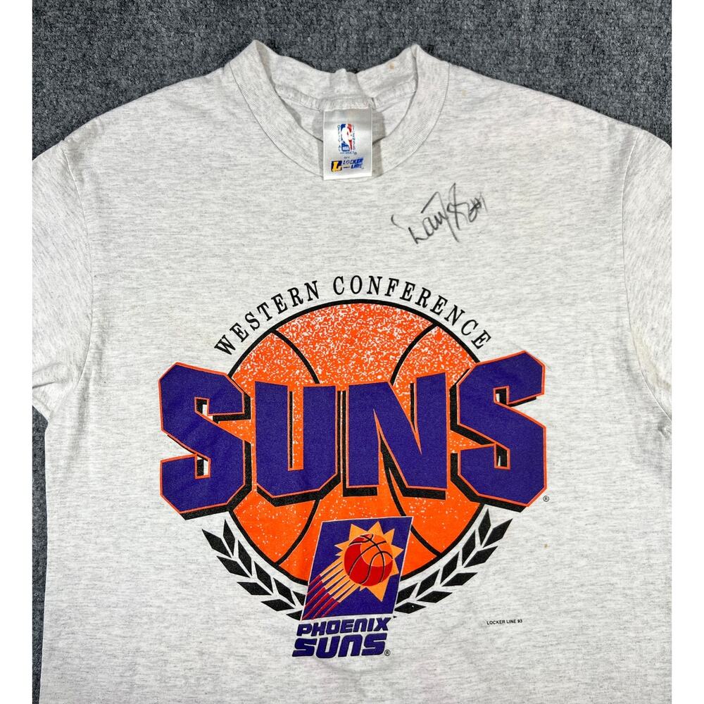 Vintage 1993 Phoenix Suns Western Conference NBA T-Shirt Large Gray